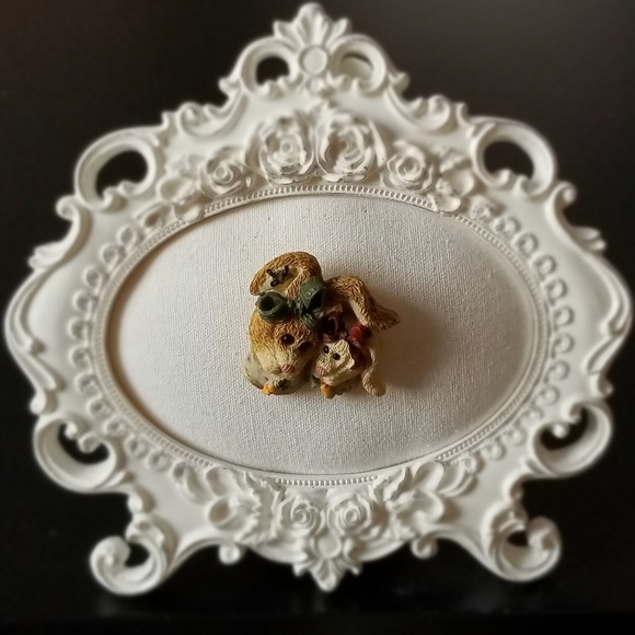 Vintage Ceramic Bunny Brooch - Picture 2 of 8